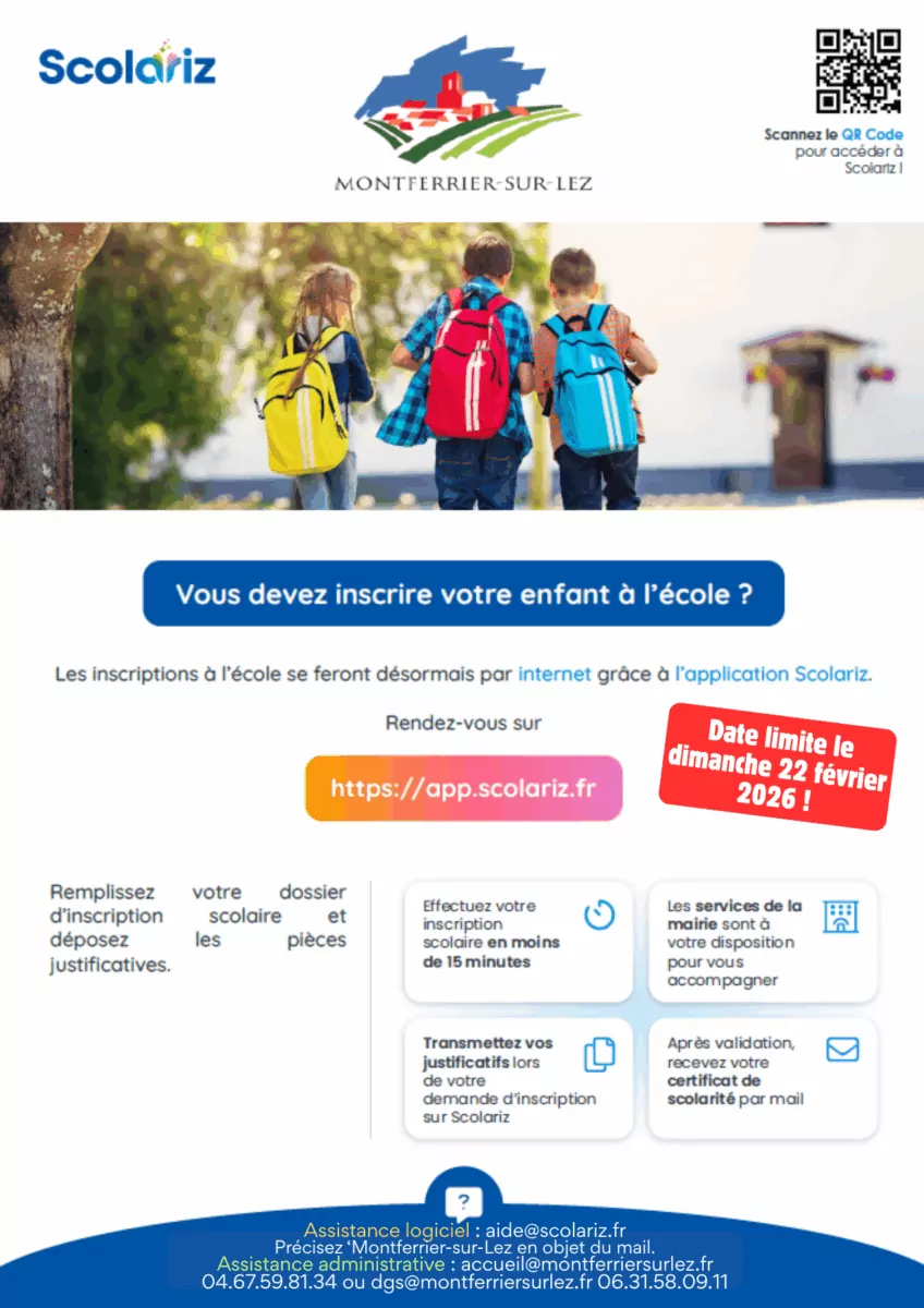 Logiciel d'inscription scolaire Scolariz
