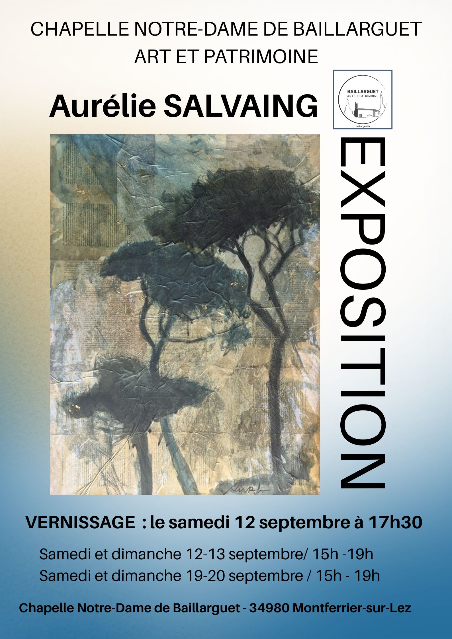 Affiche d'Exposition d'Aurélie Salvaing