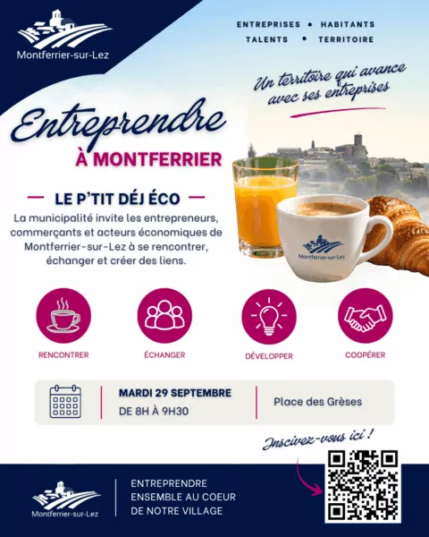 P'tit Déj éco organisé par la commune de Montferrier sur Lez