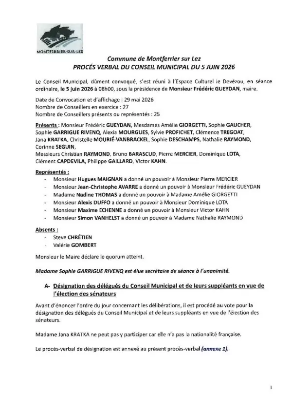 Image du document PV du CM du 5 Juin 2026
